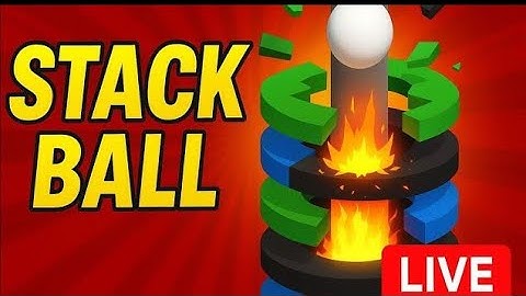 Live stack ball gameplay with level up ⚽part 30 #stackball #live #shortslive #livestream #gameplay