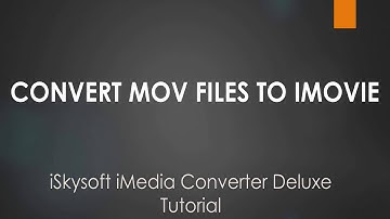 iSkysoft iMedia Converter Deluxe- How to Convert QuickTime Videos to iMovie