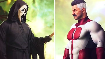 Mk1 - ALL Ghostface vs Omni-Man Intro-Dialogues
