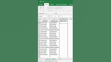 Convertir Texto en Mayusculas o Minusculas en Excel