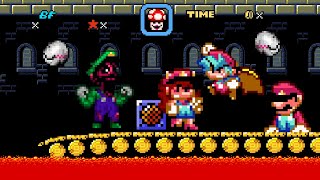 Fnf  Vs Mario Madness V2 Smw Style  i Hate You And Oh God No  Modshardgameplay 