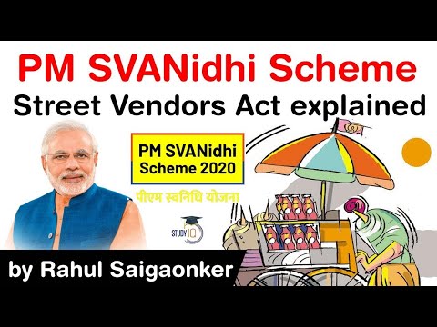PM SVANidhi Scheme explained - Who is a Street Vendor under Street Vendors Act? #UPSC #IAS