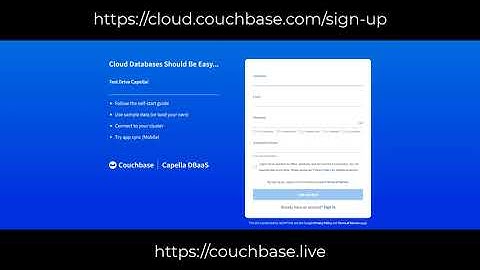 Couchbase Playground: 30 Day Free Trial of Couchbase Capella
