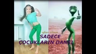 En Yeni Yeşil Uzaylı Akımı Dabala Dabala Sadece Çocukların Dansı Yeni Trend Yeni Akım