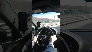 BIG TURBO Audi S3 Does A 10 Second 1/4 Mile Pass Easily!