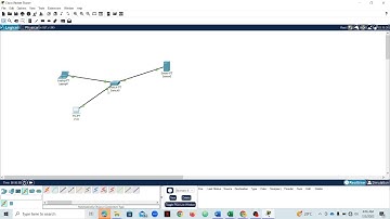 Client Server Lan Network Connection using Cisco Packer Tracer