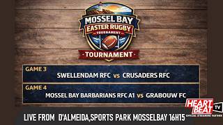 Day 2 Mosselbay Easter Tournament  Division A Broadcasting live @ D'Almeida Sports Field Mosselbay.