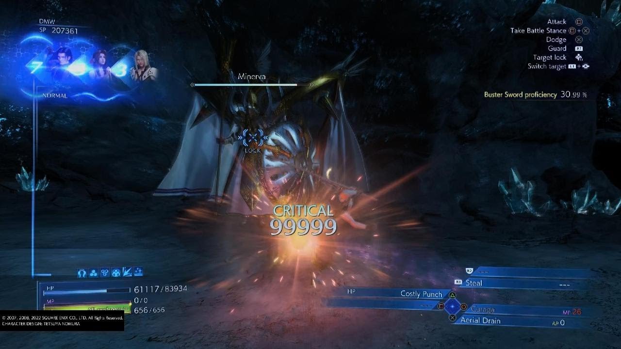 CRISIS CORE –FINAL FANTASY VII– REUNION Minerva