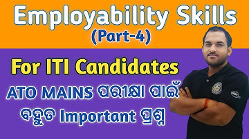 Employability Skills (Part-4) | ATO Main Exam | B MOHAN KUMAR | Selected Questions #ato #iti