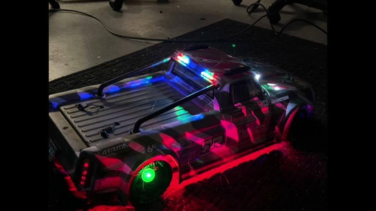 ARRMA INFRACTION LED LIGHT KIT YouTube