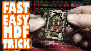 HOW to Make MDF Terrain NOT look like MDF Terrain!!!