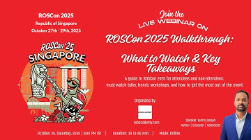 What’s Really Happening at ROSCon 2025? 🤔
