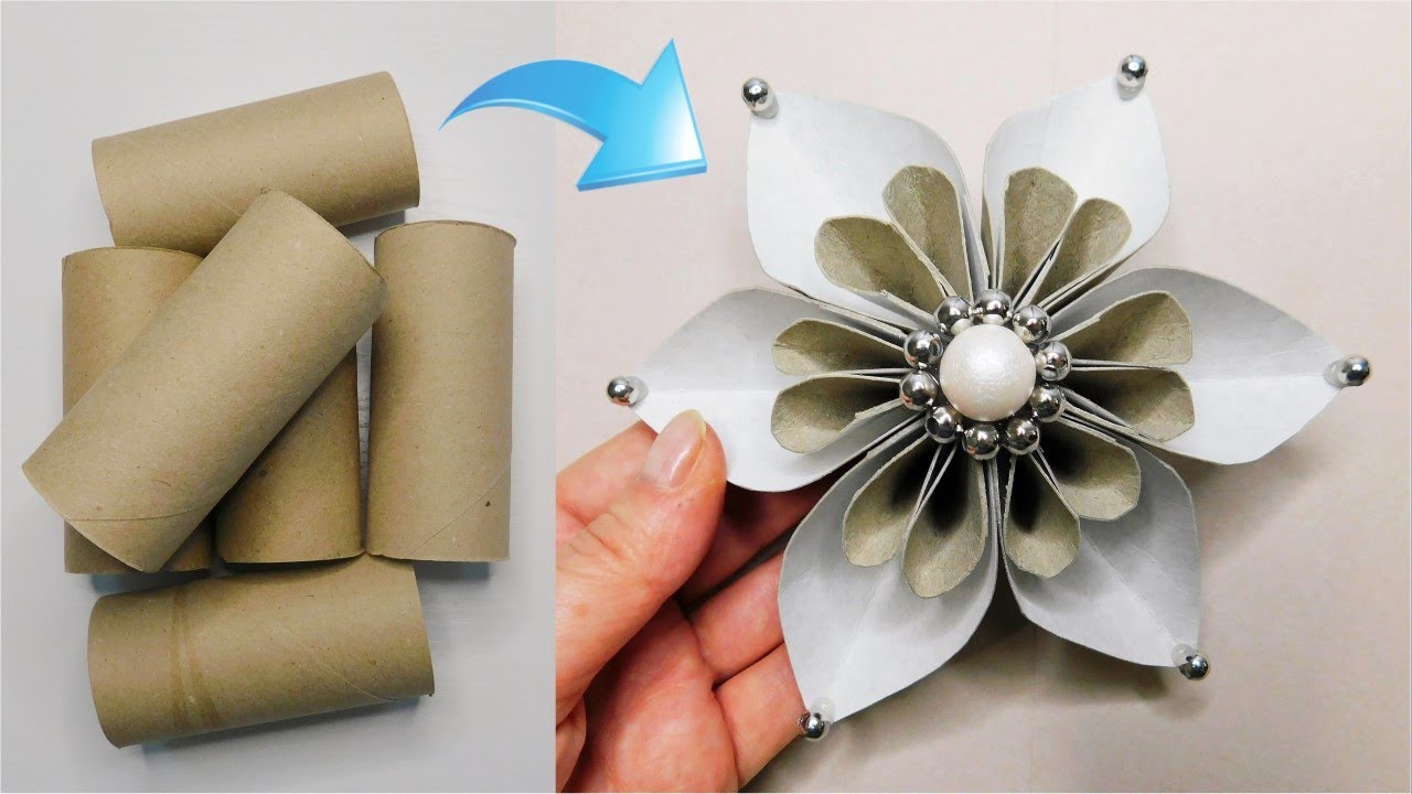 Easy Toilet Paper Roll Flower Painting - Welcome To Nana's