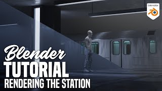 Blender 3.0 Tutorial | Creating a Trainstation Part 3/3