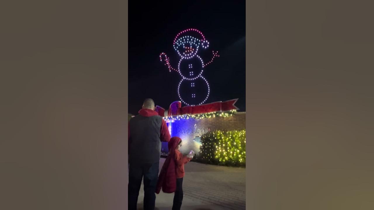 Viral Mansfield, TX Christmas Light Show by Drone in 2024 YouTube