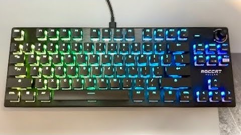 ROCCAT Vulcan TKL Pro: a pretty nice keyboard