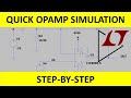 How to start with ltspice beginner tutorial opamp