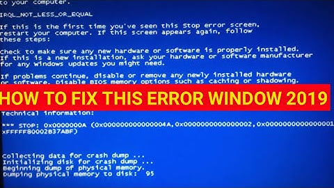 [Solved] How to fix stop 0x0000007b Blue Screen error when installation window