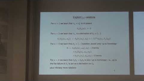 Olaf Hohm - L1-algebras in double and exceptional field theory