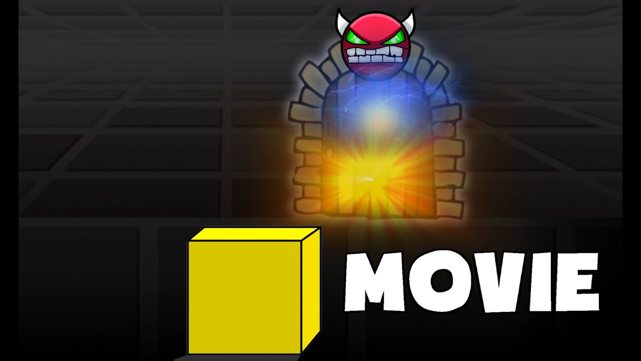 CLIP ANIMADO DE GEOMETRY DASH GEOMETRY DASH MOVIE. YouTube