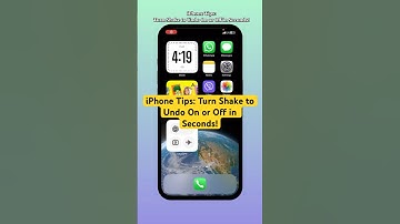 iPhone Tips: Turn Shake to Undo On or Off in Seconds! #shorts #iphone