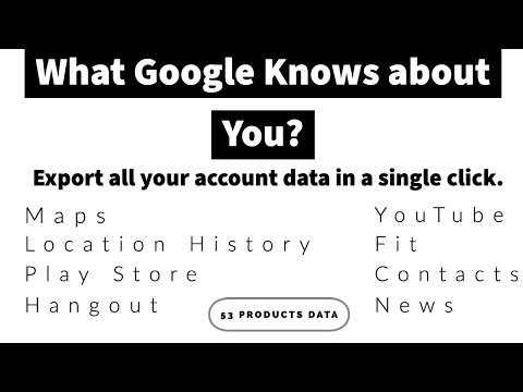 What Google Knows About You | Export Your Data | 53 Products | Maps | Location history | Tamil
