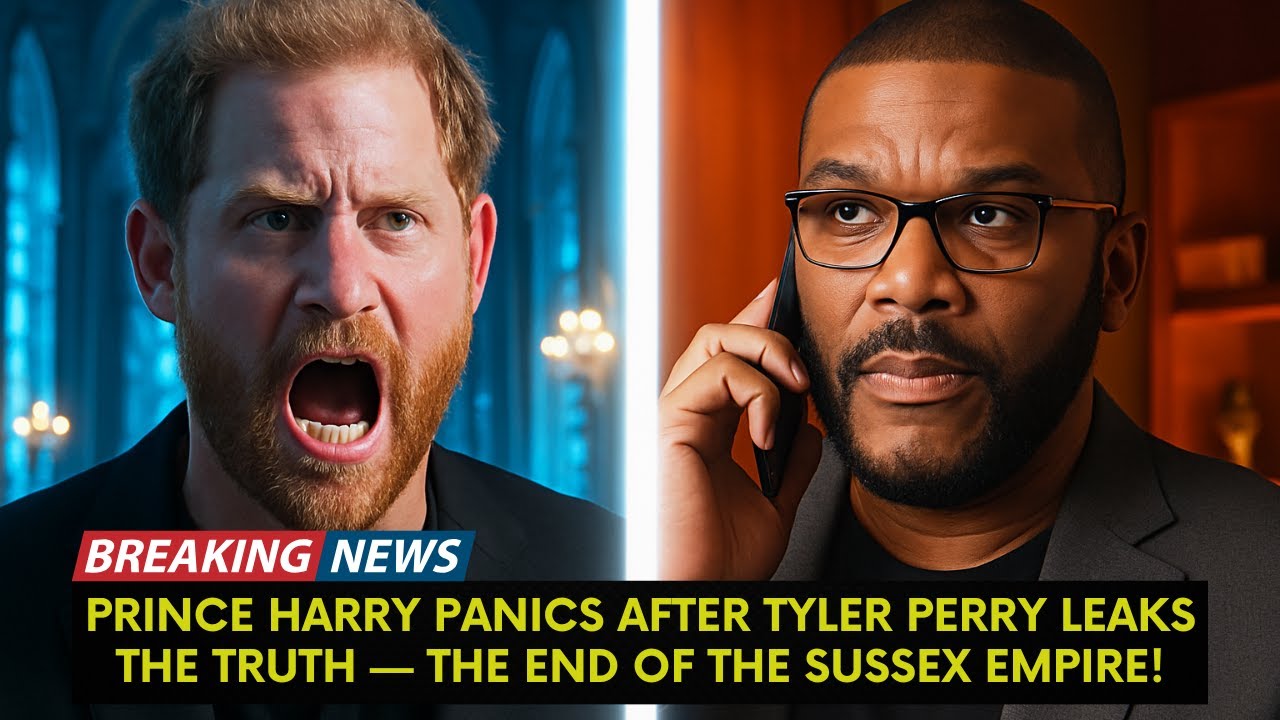 Prince Harry PANICS After Tyler Perry LEAKS the Truth — The END of the