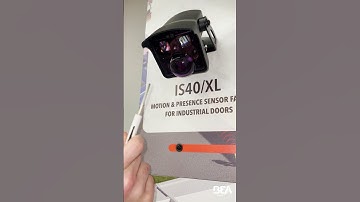 Programming the BEA IS40 sensor using the push buttons