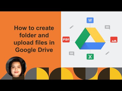How to create folder and upload files in Google Drive (Tagalog)