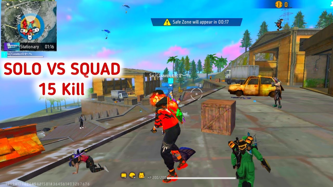 Full BR Rank 2025-26: Solo vs Squad Gameplay Analysis in Free Fire 🔥🔥 ...