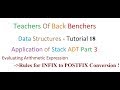 Data Structures -Tutorial 18 - Rules for INFIX to POSTFIX Conversion