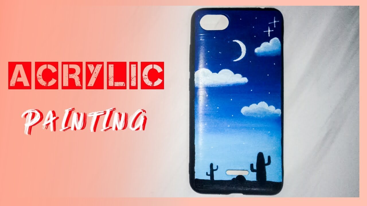 How to paint phone case indonesia YouTube