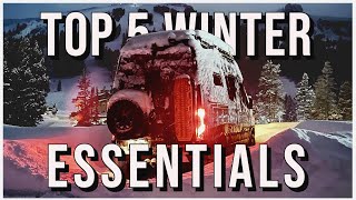 Top 5 Winter Essentials For Your Van Ski Trip Vlog