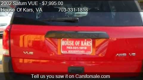 2002 Saturn VUE AWD V6 - for sale in Manassas, VA 20110