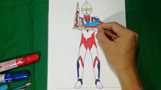 Ultraman RIBUT Final Shoot Coloring Pages SAILANY Coloring Kids