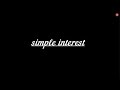 simple interest in c