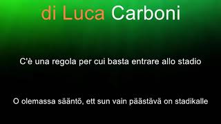 Luca Carboni suomennettuna: Bologna è una Regola con parole