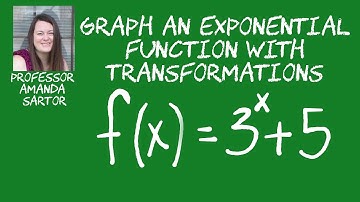 Graph an Exponential Function with Transformations Base 3