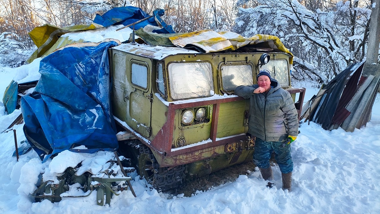 Купили артиллерийский тягач  / 25 лет под брезентом