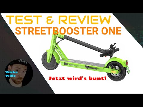 STREETBOOSTER ONE ? Bunter e-Scooter mit Strassenzulassung ? Test & Review, deutscher Hersteller ?