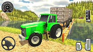 Tractor Trolley Heavy Cargo offroad Simulator #1 - Android Games screenshot 3