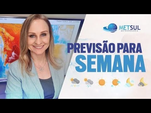 06/08/2023 – Previsão do tempo para a semana | METSUL