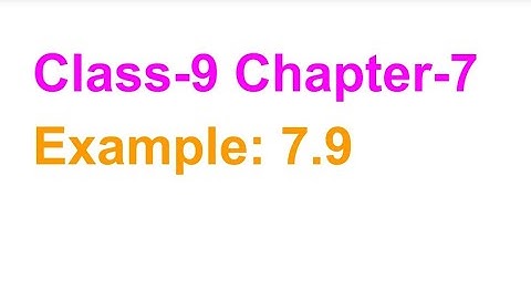 TN Class-9 Maths Chapter-7 Mensuration Example: 7.9