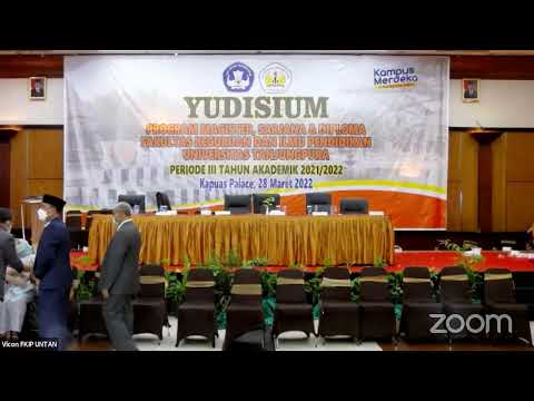 Yudisium FKIP Untan Periode III Tahun Akademik 2021/2022