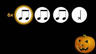 Spooky (Easy) Rhythm Play Along