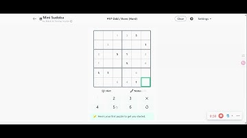LinkedIn Mini Sudoku Answer Today #97  Odd / Even #sudoku