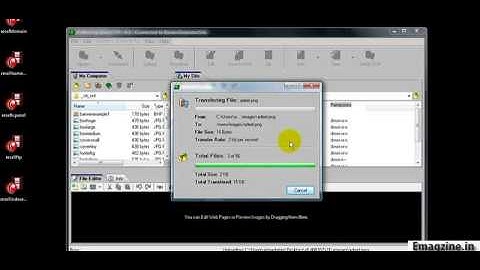 Uploading your images folder to your FTP account.