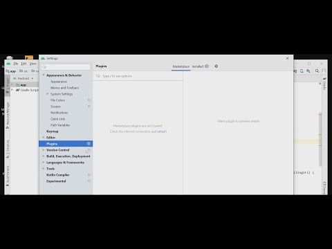 How To Fix Marketplace Plugins Are Not Loaded Error in Android Studio