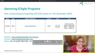 Live - Optimizing the System for Agile Delivery Webinar