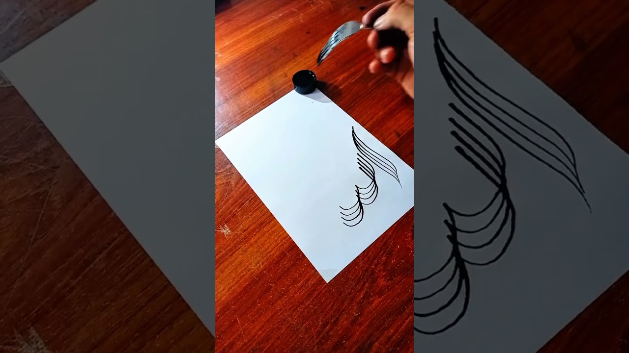 This Simple Spoon Creates Detailed Arabic Lettering 🥄✨ | Islamic Art #Shorts